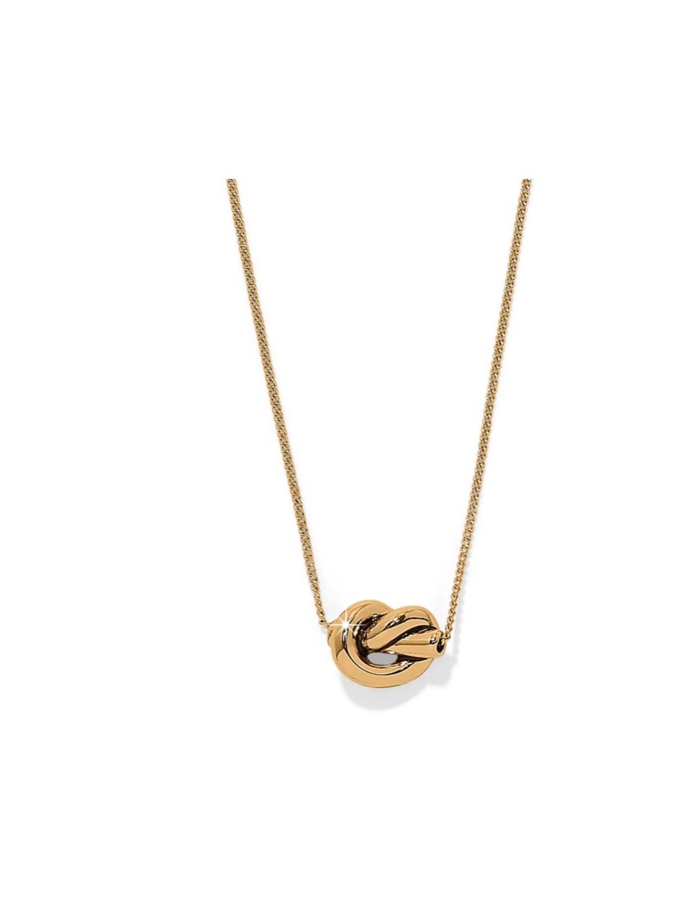 Like New Brighton Interlok Single Knot Mini Necklace